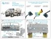 Quinta Studio QD35019 Ural-4320 3D-Printed & coloured Interior on decal paper ( Trumpeter ) 1/35